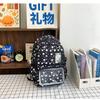 Korean Version Ins New High-value, Fresh, Sweet and Cute Star Bar Pain Bag, Light Backpack for Junior High School Students
