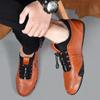 38-46 Loafer for Men  Flat Wedding Shoes Breathable Casual Lazy Shoes Soft Men Dress Shoes