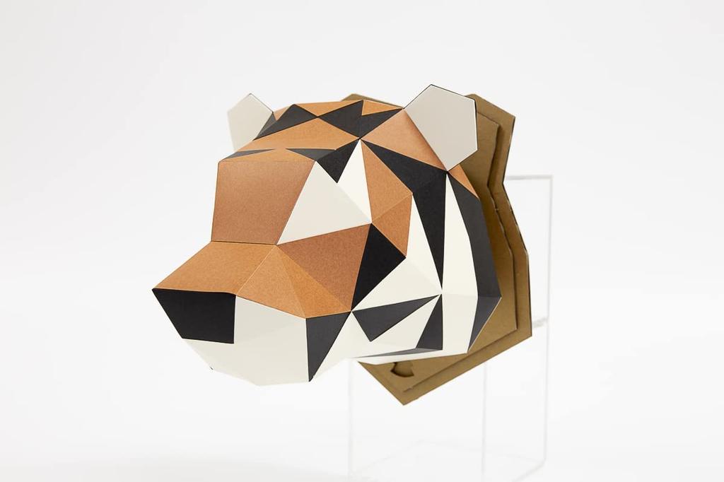 Bogcraft Design Accessory Tiger L Assembled Interior KAKUKAKU Kakukaku WALL TIGER L Size