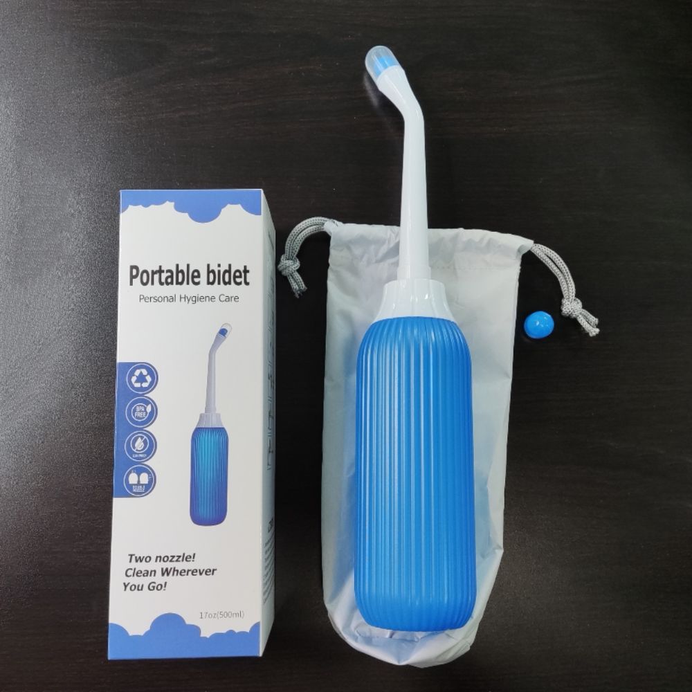 Reusable Female Washer Irrigator 500ml Private Parts Flushing Device Personal Hygiene Cleaning