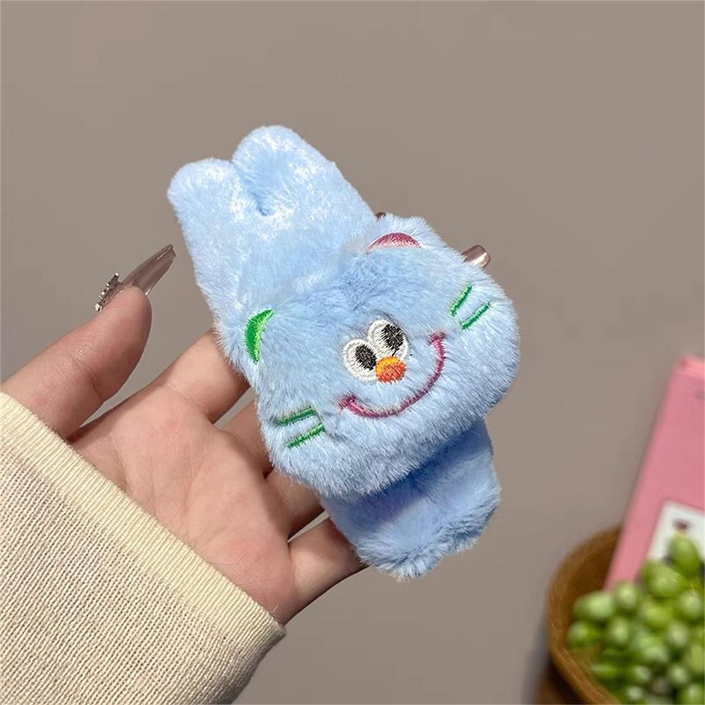 Cute Cat Ears Hair Clip for Women and Girls Soft Fabric Hair Accessory Hairpin Hairpieces for Daily Wear and Parties