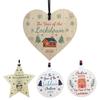 Gift Decorations Christmas Hanging Bauble Wooden The Year Of The Lockdown 2020
