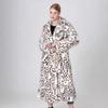 2025 New Leopard Print Fur Coat Long and Thick Warm Coat