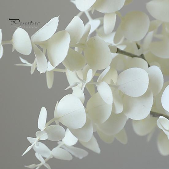 15.7" Faux Eucalyptus Leaves Stems Artificial Eucalyptus Leaves Branches Colored Simulated Fake Leaves for Home Party Wedding Decor