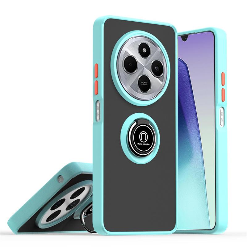 

Магнитный матовый бронированный чехол для телефона Xiaomi Redmi 14C 13C 12C 12 10C 10 Ударопрочный бампер Funda Redmi 9C 9A 9 Аксессуары для телефона Redmi 10C небесно-голубой