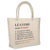Beach Bag - PLANETEE - Léandre Definition - Cotton - Large Capacity - Sturdy Handles
