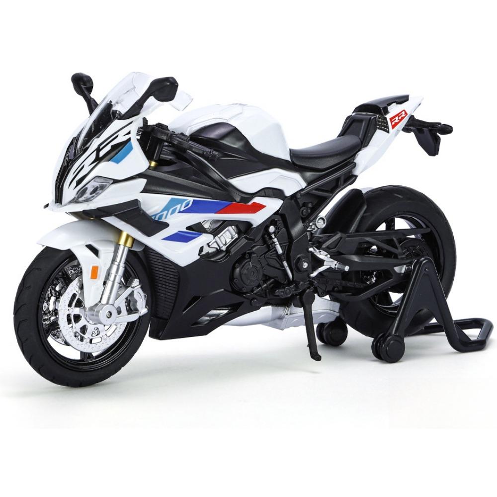 

1/12 Scale BMW RRS1000 Alloy Diecast Motorcycle Model Collect Hobbies Simulation Racing Model Super Sport Miniature Collection Gifts белый