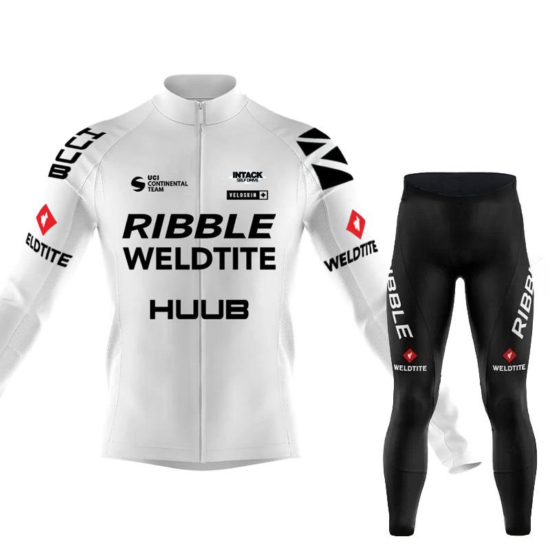 Nowy 2026 Jesień Oddychający Garnitur Rowerowy Zespół Tour De France Długi Rękaw Górska Szosowa Wąski Krój Oddychający Szybkoschnący