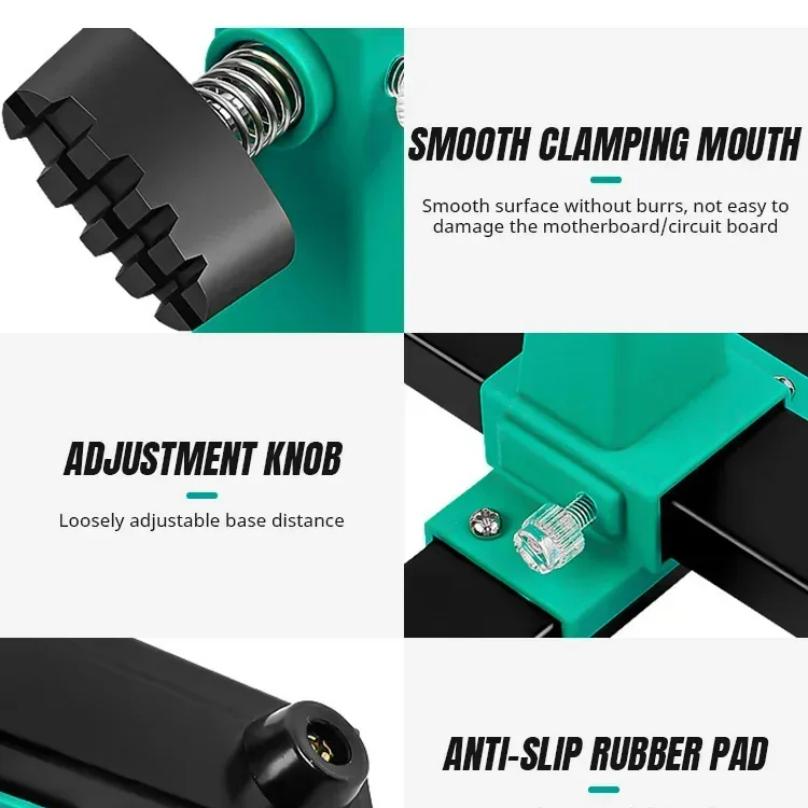Verstellbarer Motherboard-Halter 360° Drehung Lötständer Werkzeug für Leiterplattenreparatur Montageklemme Vorrichtung