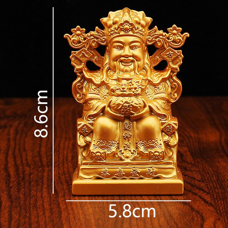 

Статуэтка Будды Бога Богатства Sandgold для украшения дома на Тайване, гостиной, магазина, офиса, новоселья, ресепшена, металлическое ремесленное украшение