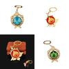 Genshin Impact Seven Elements Keychain Featuring Geo Anemo Electro Dendro Hydro Pyro Cryo Design