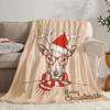 Weihnachten Kreative Überwurfdecke Flanelldruckdecke Superweich Kuschelig Sofadecke Nickerchen-Decke Wohndecke Perfektes Wohngeschenk für Sie