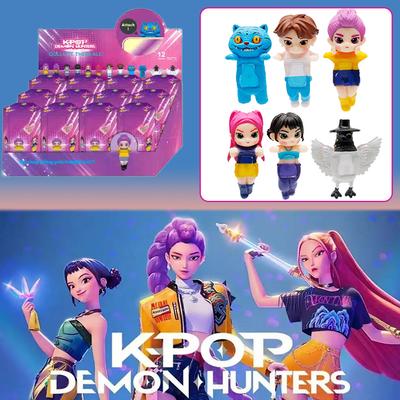 New Kpop Demon Hunters Blind Box Series Anime Figures Ornaments Dolls Fans Children Birthday Gifts Random Blind Box Toys