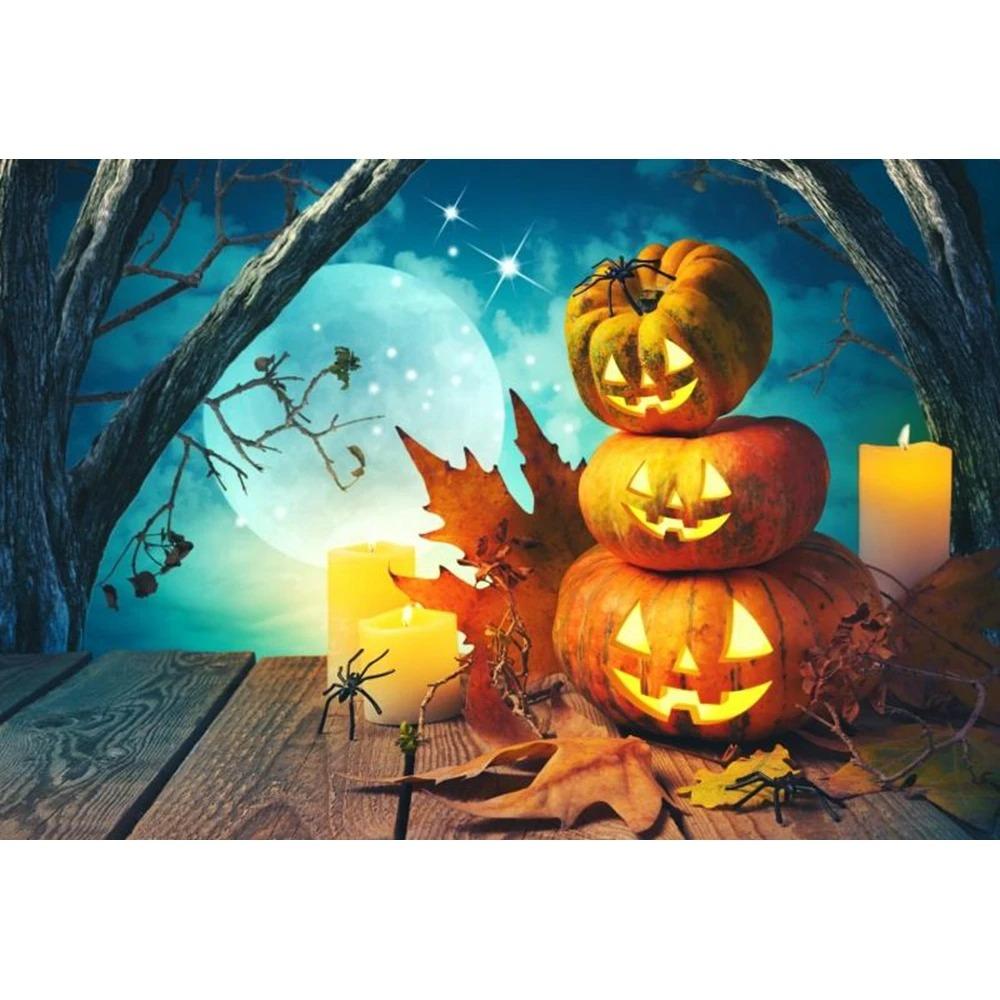 Halloween Decoration Hanging Cloth Pumpkin Lantern Hanging Cloth Home Party Room Decoration