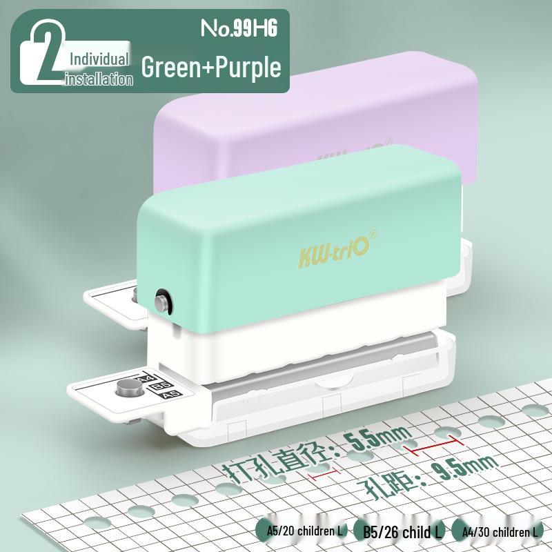 Multifunctional 99H6 Hole Puncher for B5 Ring-Binder