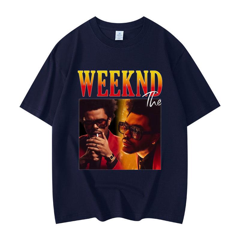 Rapper The Weeknd Graphic T Shirts Unisex Women Clothing Hip Hop Fashion Short Sleeve T Shirt High Quality Cotton Oversized Tshirt