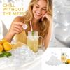 Reusable for, Cocktails and Coolers - Non-Melting Ice Packs for Drinks and Lunch Boxes