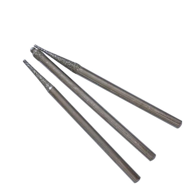 11pcs/lot Shank Diamond Burs Set With Box For Electric Grinder Power Accessories Abrasive Drill Bit Rotary Tool Sets 1.11mm