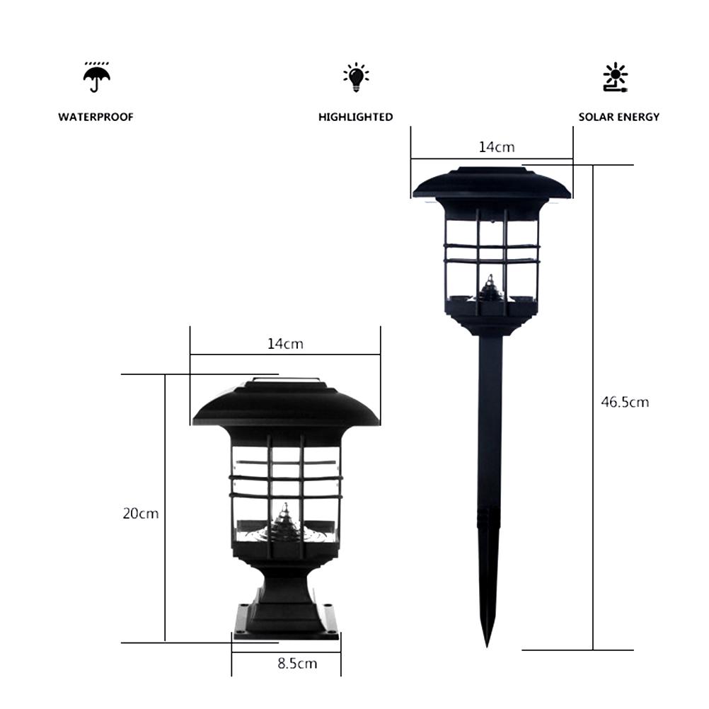 Outdoor Waterproof Decorative Wall Light Garden Post Lawn Lamp