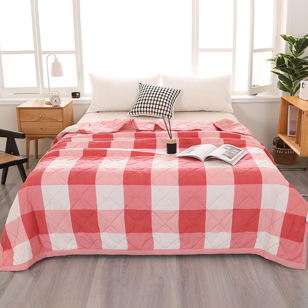 Washed Cotton Summer Blanket Bed Sofa Air Condition Comforter Breathable Soft Air Conditioning Quilt Lightweight Cooled Blanket