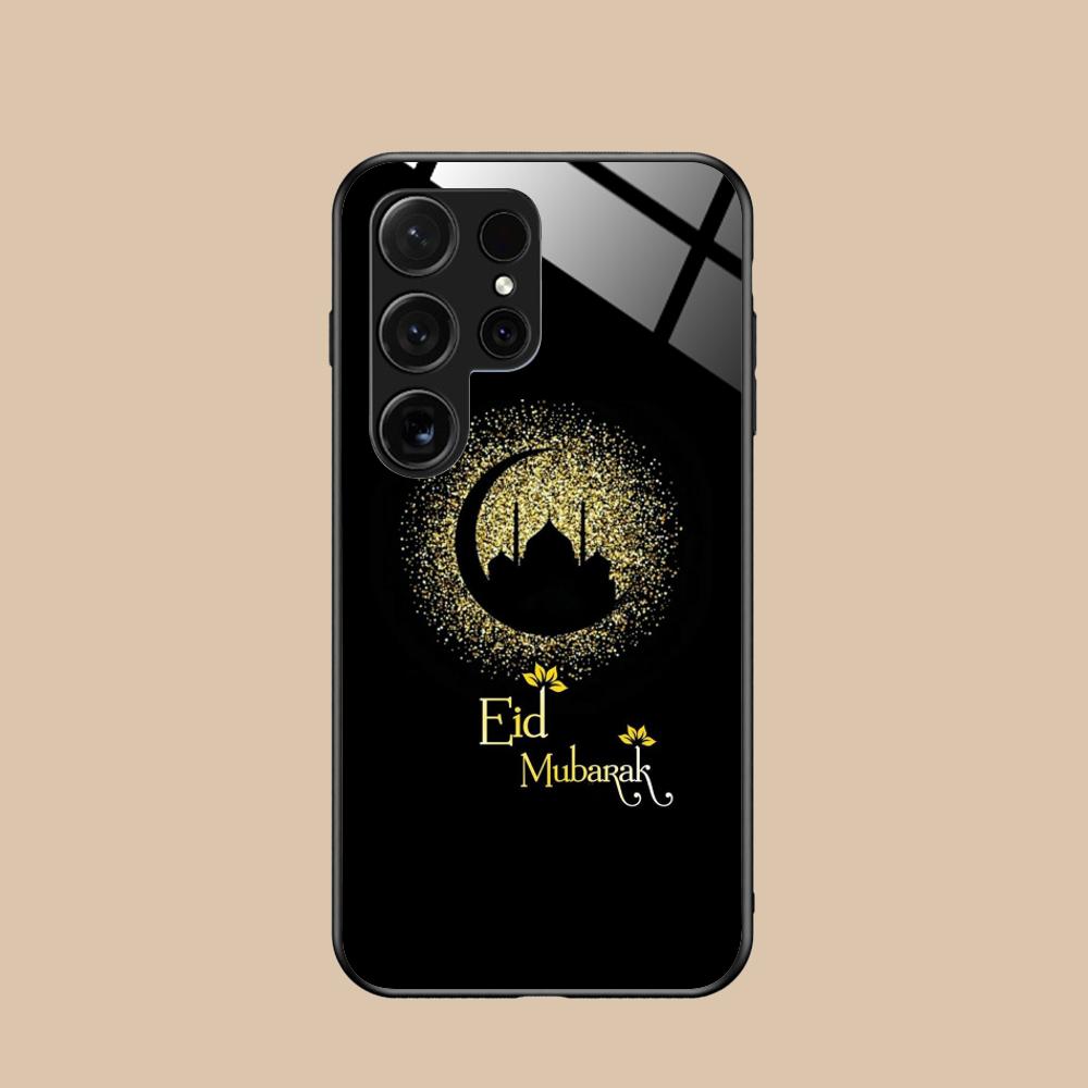 

Eid Mubarak Mobile Phone Case for Samsung Galaxy S26 S25 S24 S23 S22 S21 S20 Note20 Plus FE Ultra Glass Colorful Cover Pretty Galaxy S26