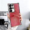 Gold Granite Marble Pattern Plating Phone Case For Samsung Galaxy S24 S25 FE S26 Edge S23 Ultra S22 S21 Plus S20 Anti-Fall Airab