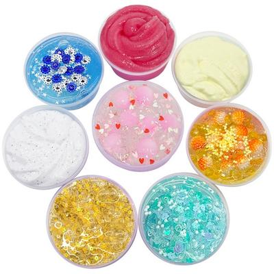 8 Types of Handmade Slime Boxes, Random Delivery, Korean Toy Supplies