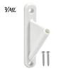 Weatherproof Flag Holder Mini Stick with Screws, Wall Mount Pole Small Holder, Display Bracket for Classrooms Offices Shops Flagpole Mounting Hardware