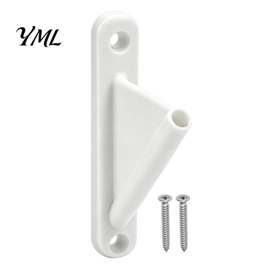 Weatherproof Flag Holder Mini Stick with Screws, Wall Mount Pole Small Holder, Display Bracket for Classrooms Offices Shops Flagpole Mounting Hardware