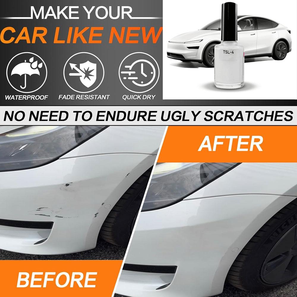For Tesla Model Y Juniper Model 3 Highland Model S/X Touch Up Paint for Paint Pen Scratch Repair Two-In-One Premium Car Scratch