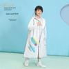 Raincoat for Children, Boys and Girls, Primary and Secondary School Students, with a Special Backpack Compartment, Long Full-Body Rain Poncho for