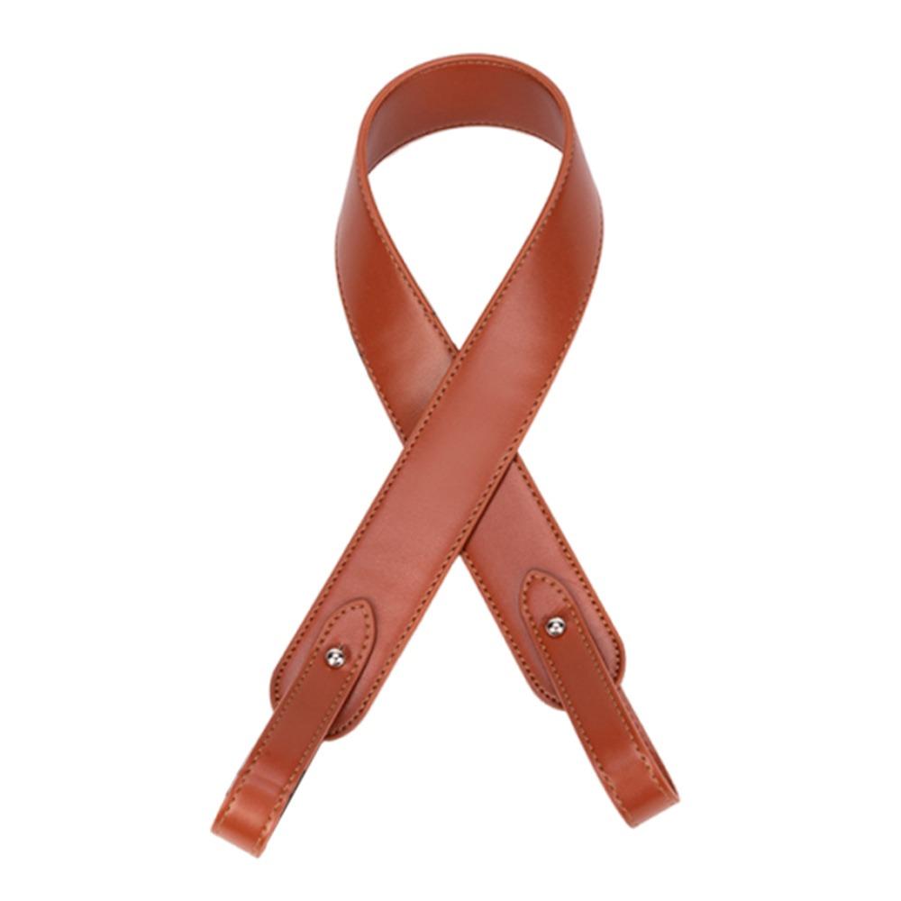 Luxury Cow Leather Leather Bag Straps Solid Color Adjustable Shoulder Bag Strap PU Leather Handbag Handle Purse Handle