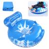Winter Outdoor Inflatable Ski Rings Toy Floated Skiing Board Accessories for Children Adults