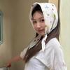 Premium sense white printed triangle scarf women's spring summer pure desire flower silk scarf neck scarf accessories scarf
