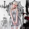Halloweenský kostým Gotické šaty nevěsty ducha Šaty čarodějnice temného větru Kostým upíra Kostým do baru