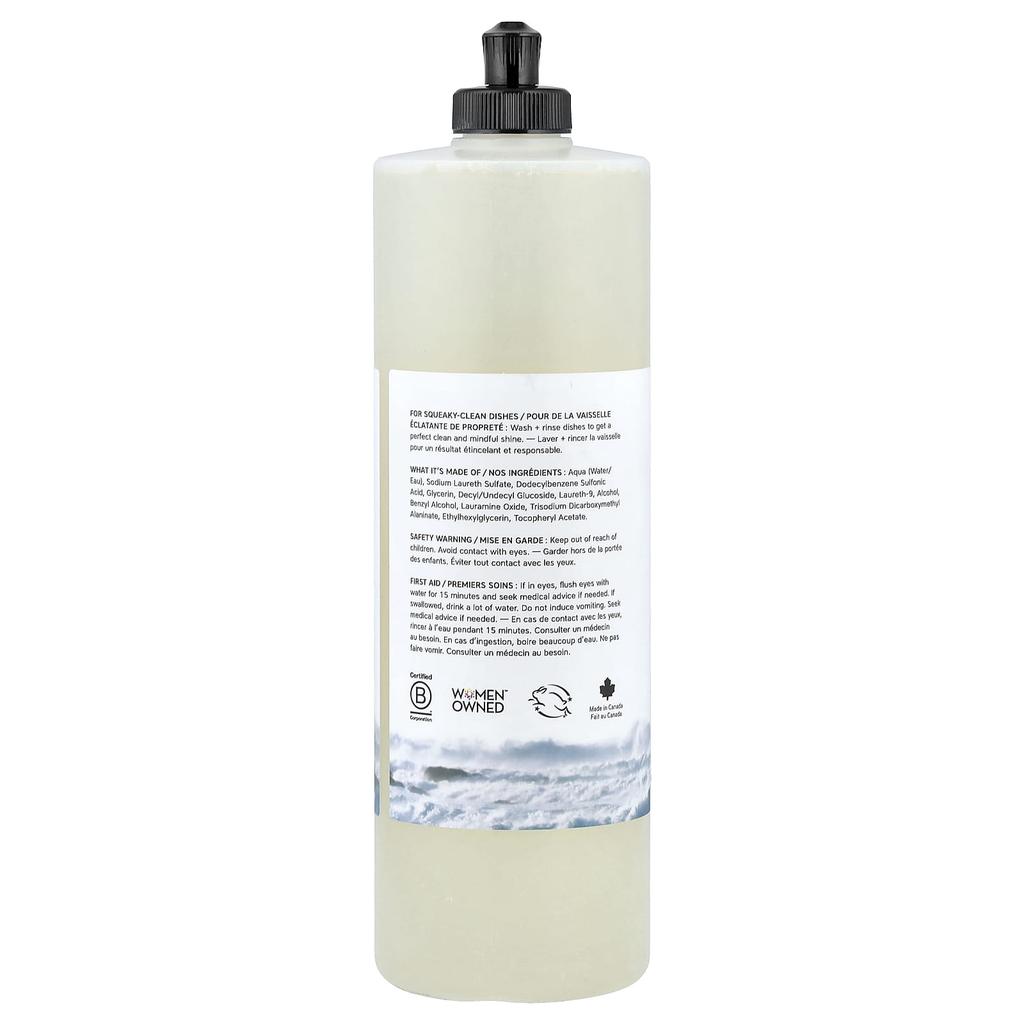 The Unscented Company, Dishwashing Liquid, Fragrance-Free, 750 ml (25.4 fl oz)