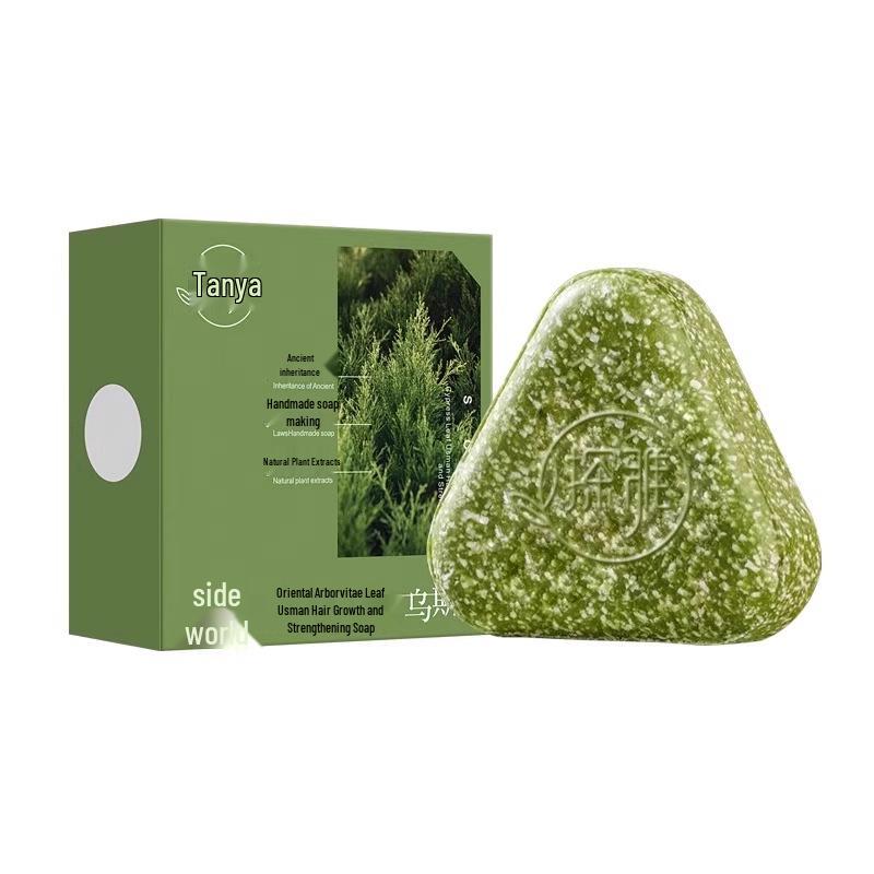 Травяное мыло для укрепления и питания волос с листьями кипариса от Tanya Usmann - Мыло ручной работы с эфирными маслами