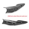 For Kawasaki Z900 Z900e Motorcycle Exhaust Mid Link Pipe Carbon Fiber Heat Shield Cover Guard Anti-Scalding Shell