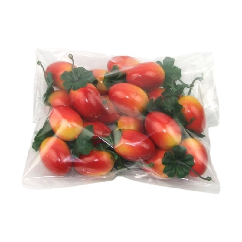 652F 20pcs Artificial Lemon Simulation Vegetable Foam Fruit for Wedding Decor