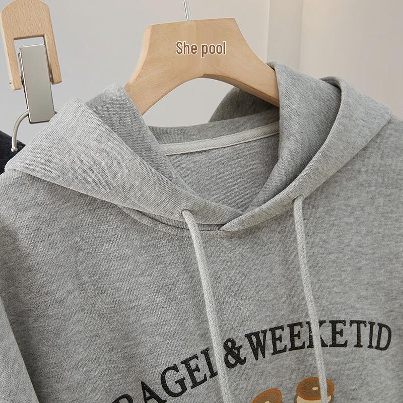 Tachi Women's Hooded Loose Fit Graphic Print Long Sleeve Sweatshirt