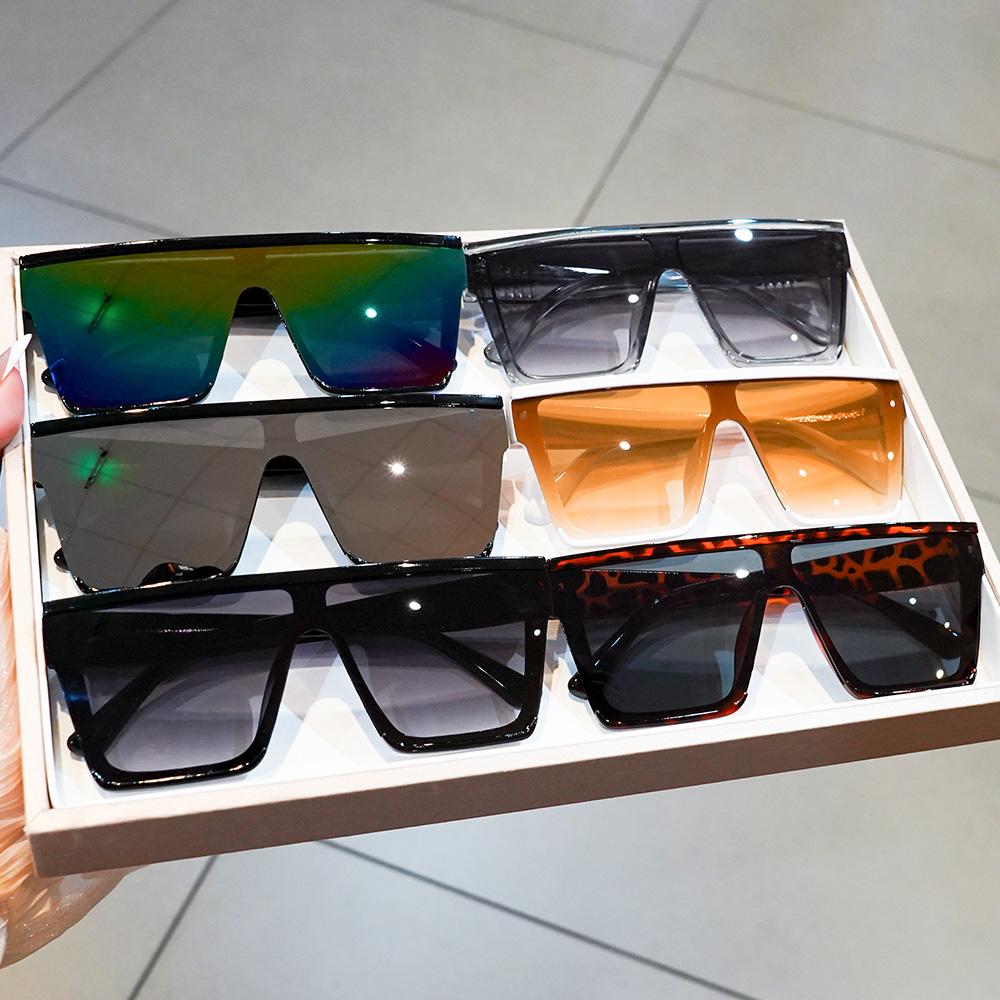 Oversized Square Fashionable Unisex Sunglasses For Casual Wear Perfect For Photoshoots And Parties Ideal Gift