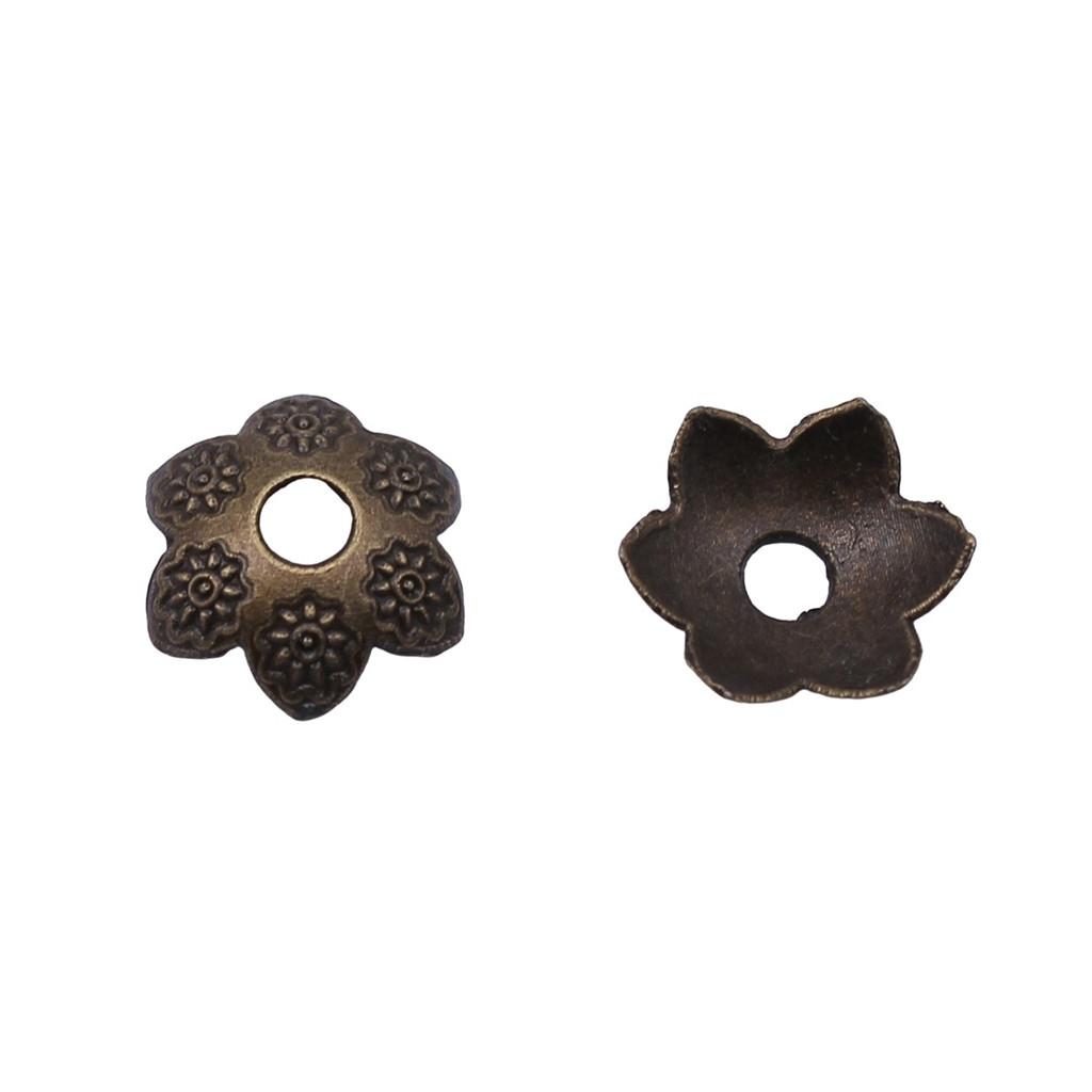 Flower Bead Cap Spacer Findings Ornate Covers For DIY Jewelry Making Materials