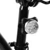 650mA USB Rechargeable LED Bicycle Bike Front Tail Safety Warning Light (RedWhite Set)