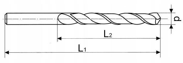 Titanium universal drill bit. 7.0