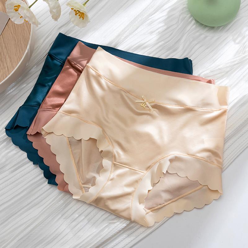 1Pc Nylon Briefs Panties Shiny Underwear Silky Vintage Satin Womens Knickers