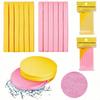 12PCS/Set Facial Clean Pad Cosmetic Puff Skin Care Facial Clean Washing Sponges Women