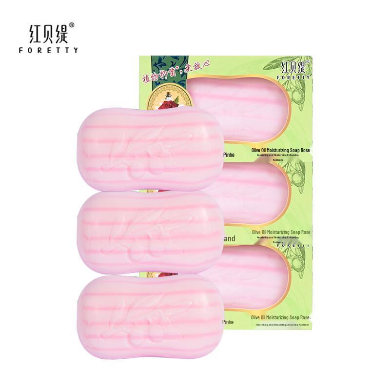 

Foretty Увлажняющее мыло с оливковым маслом и розой (3 x 120 г)