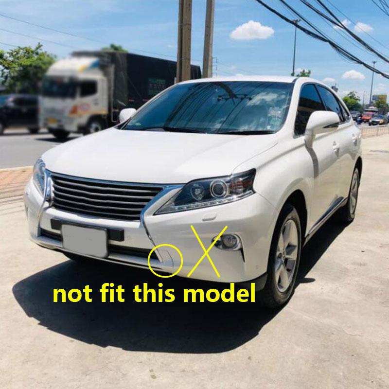 For Lexus RX270 RX350 RX450H 2013 2014 2015 Car Front Bumper Tow Hook Trailer Eye Cover Cap Lid Plating Chrome Tirm Strip