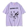 Alternative Metal Rock Band System of A Down Graphic Tshirt Unisex Women Clothing Casual Vintage Oversized Short Sleeve T Shirts
