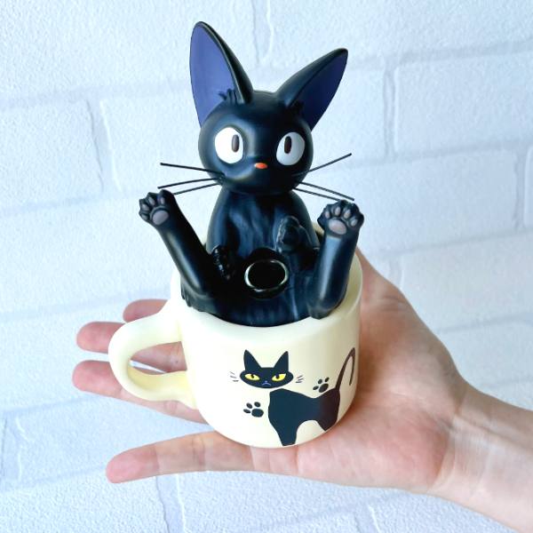 Ghibli Goods Kikis Delivery Service Single Flower Vase Mischievous Jijis Play (2026) Studio Gift Jiji Cat Character Cute Stylish Interior Plants